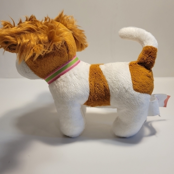 Battat Our Generation Dog Plush Stuffed Animal 7” Brown & White Spaniel - Picture 6 of 8